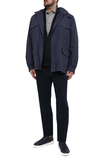 Хлопковый кардиган POLO RALPH LAUREN синего цвета по цене 18150 руб., арт. 711775872/PRL BS, фото 2 Хлопковый кардиган POLO RALPH LAUREN, арт. 711775872/PRL BS, фото 2