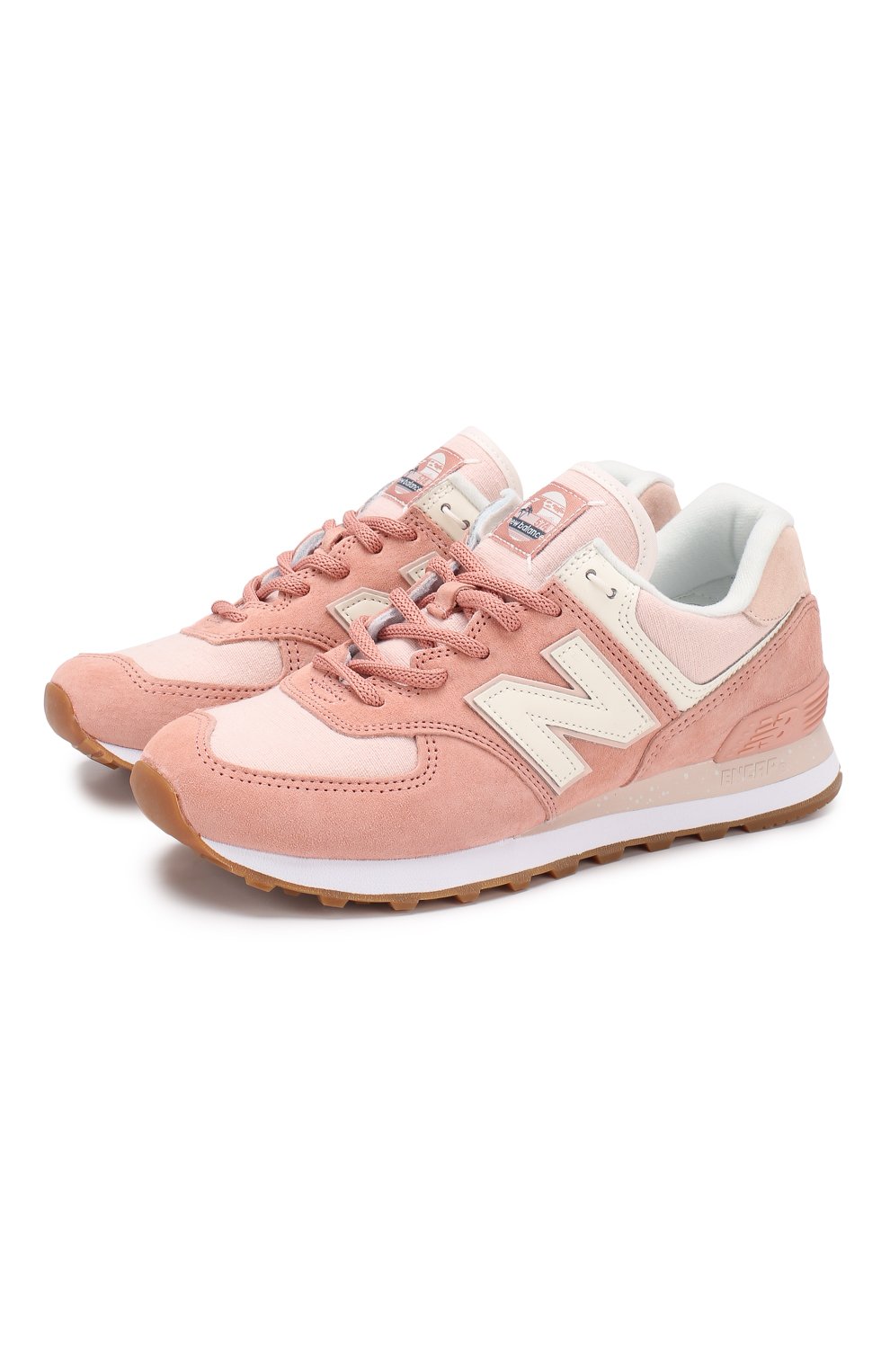 Комбинированные кроссовки 574 NEW BALANCE, арт. WL574SAZ/B, фото 1