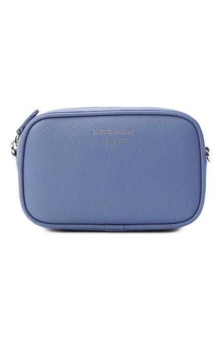 Женская сумка EMPORIO ARMANI голубого цвета, арт. EW000537/AF12036 | Фото 1 (Материал сплава: Проставлено; Ремень/цепочка: На ремешке; Материал: Экокожа; Драгоценные камни: Проставлено; Размер: mini)