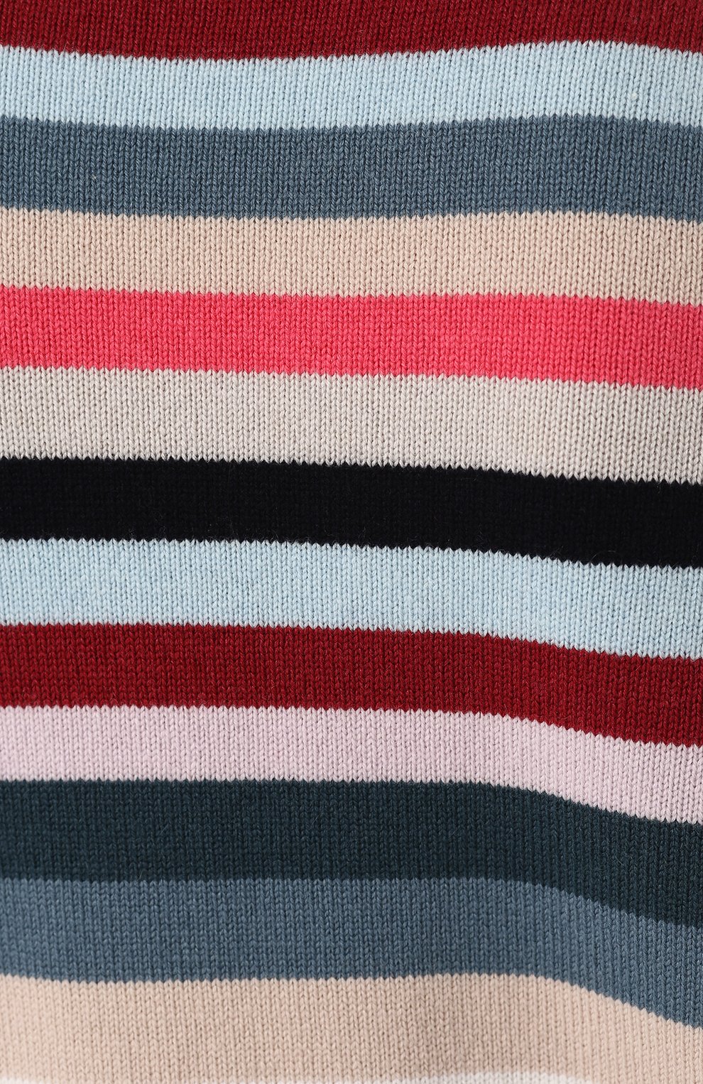 Шерстяной свитер в полоску с высоким воротником MRZ, арт. FW17-0700, фото 5