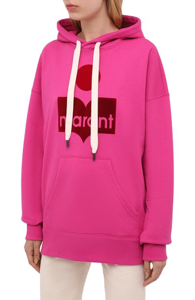 Хлопковое худи ISABEL MARANT ETOILE, арт. SW0031-21A036E/MANSEL, фото 3