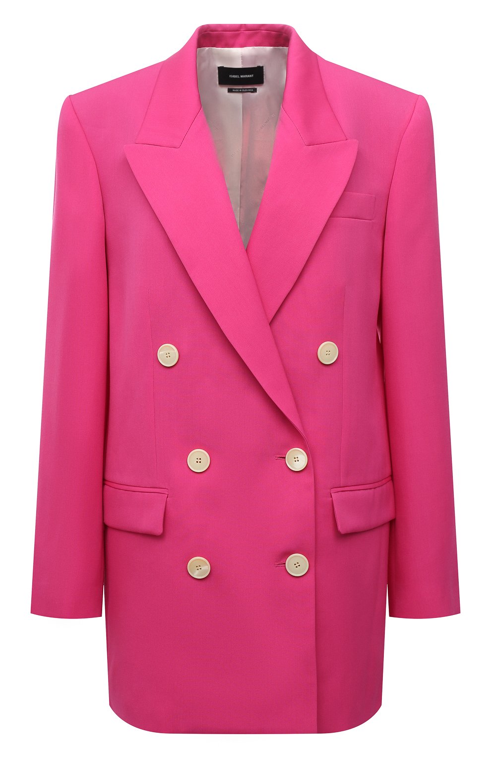Шерстяной жакет ISABEL MARANT розового цвета по цене 115000 руб., арт. VE1653-21H022I/NEVA, фото 1 Шерстяной жакет ISABEL MARANT, арт. VE1653-21H022I/NEVA, фото 1