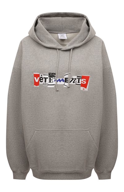 Женский хлопковое худи VETEMENTS, арт. UA53HD240G 1605/W
