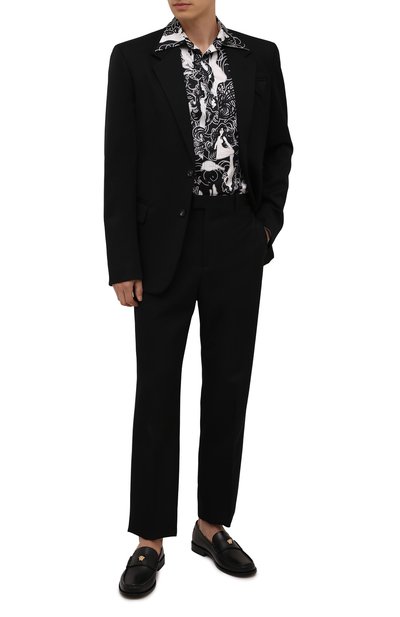 Кожаные лоферы la medusa VERSACE, арт. DSU8528/D4VFC, фото 2