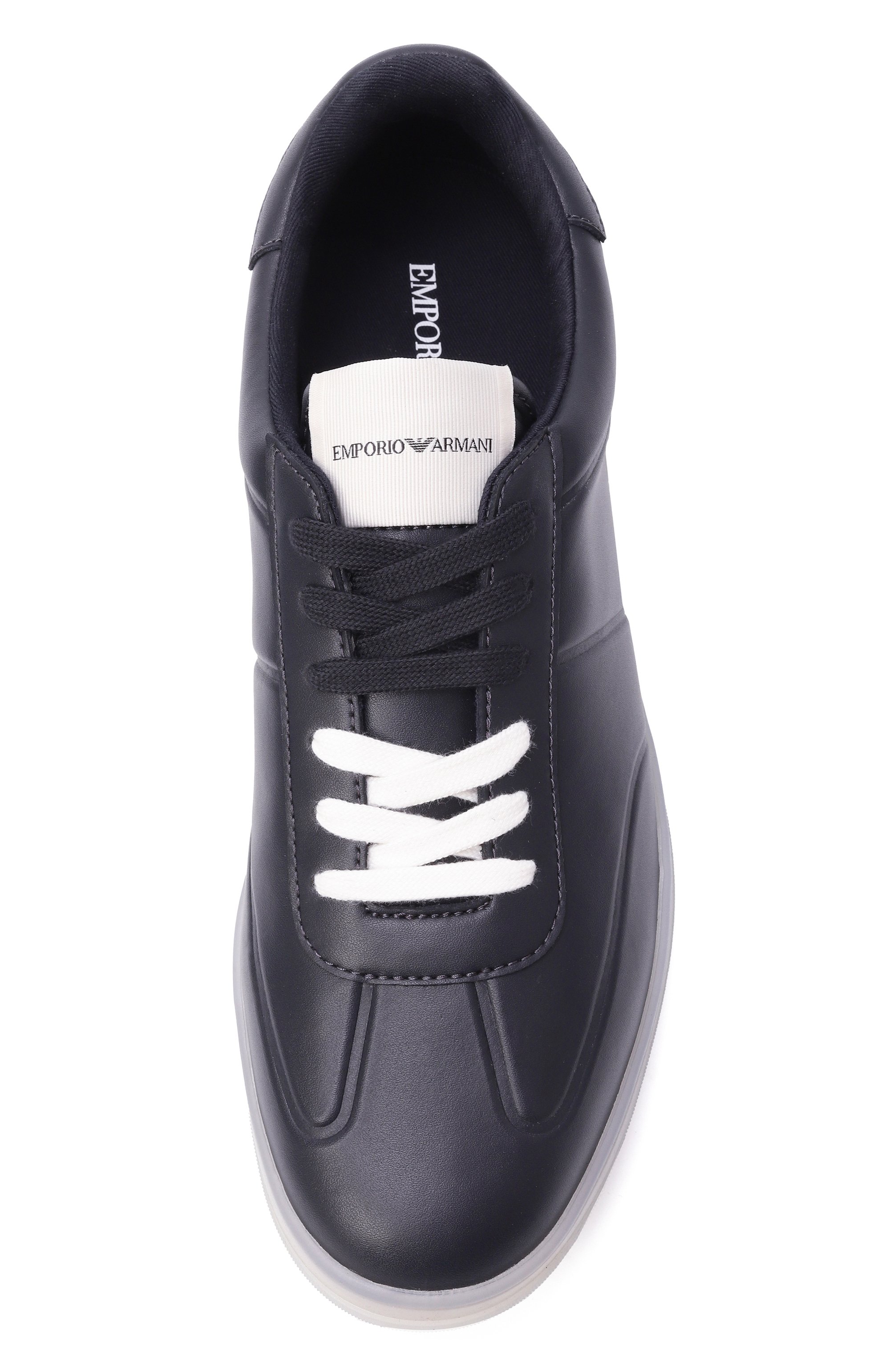 Кожаные кеды EMPORIO ARMANI, арт. X4X694/XF846, фото 6