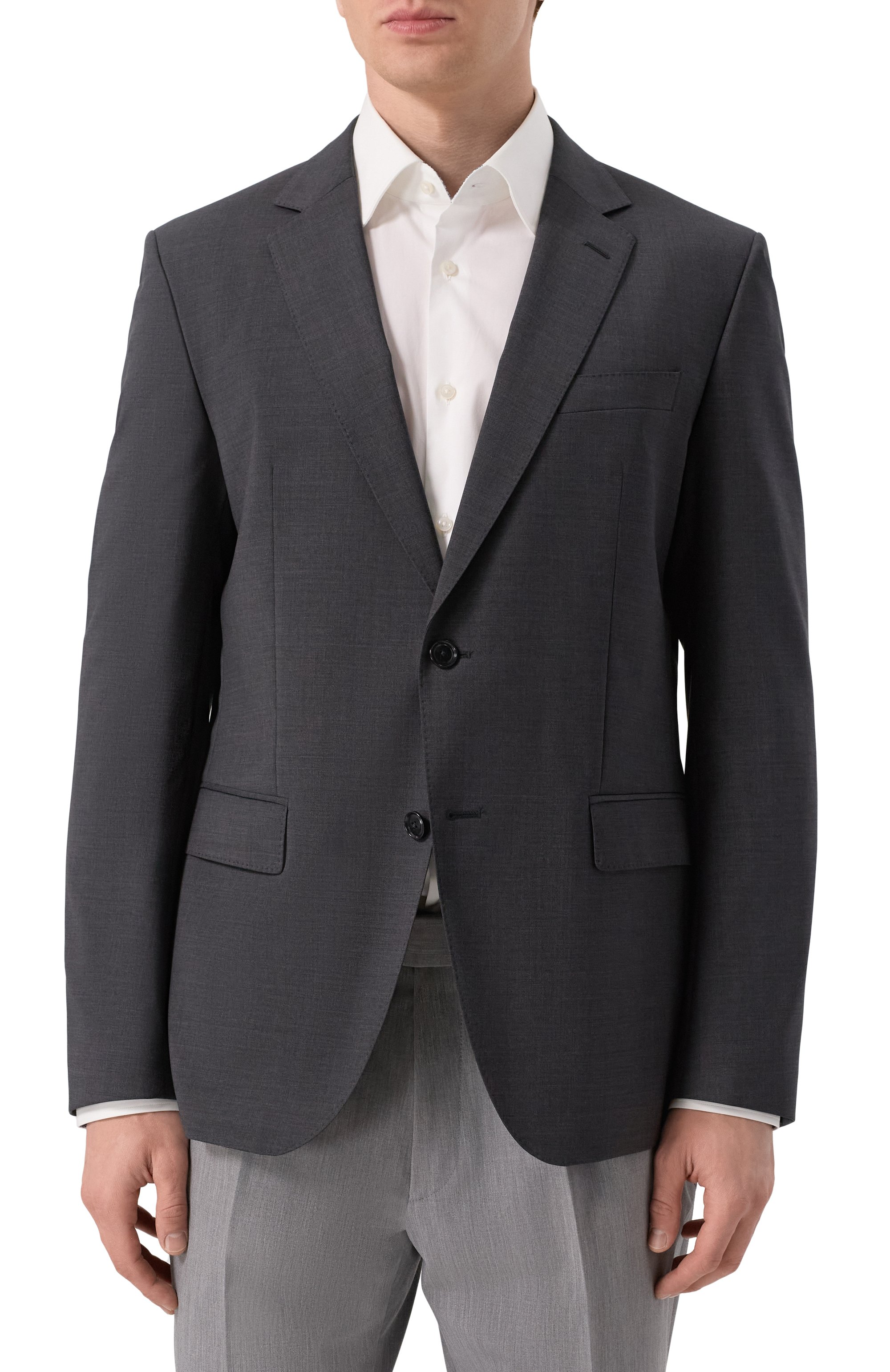 Шерстяной пиджак BOSS, арт. 50537537, фото 5