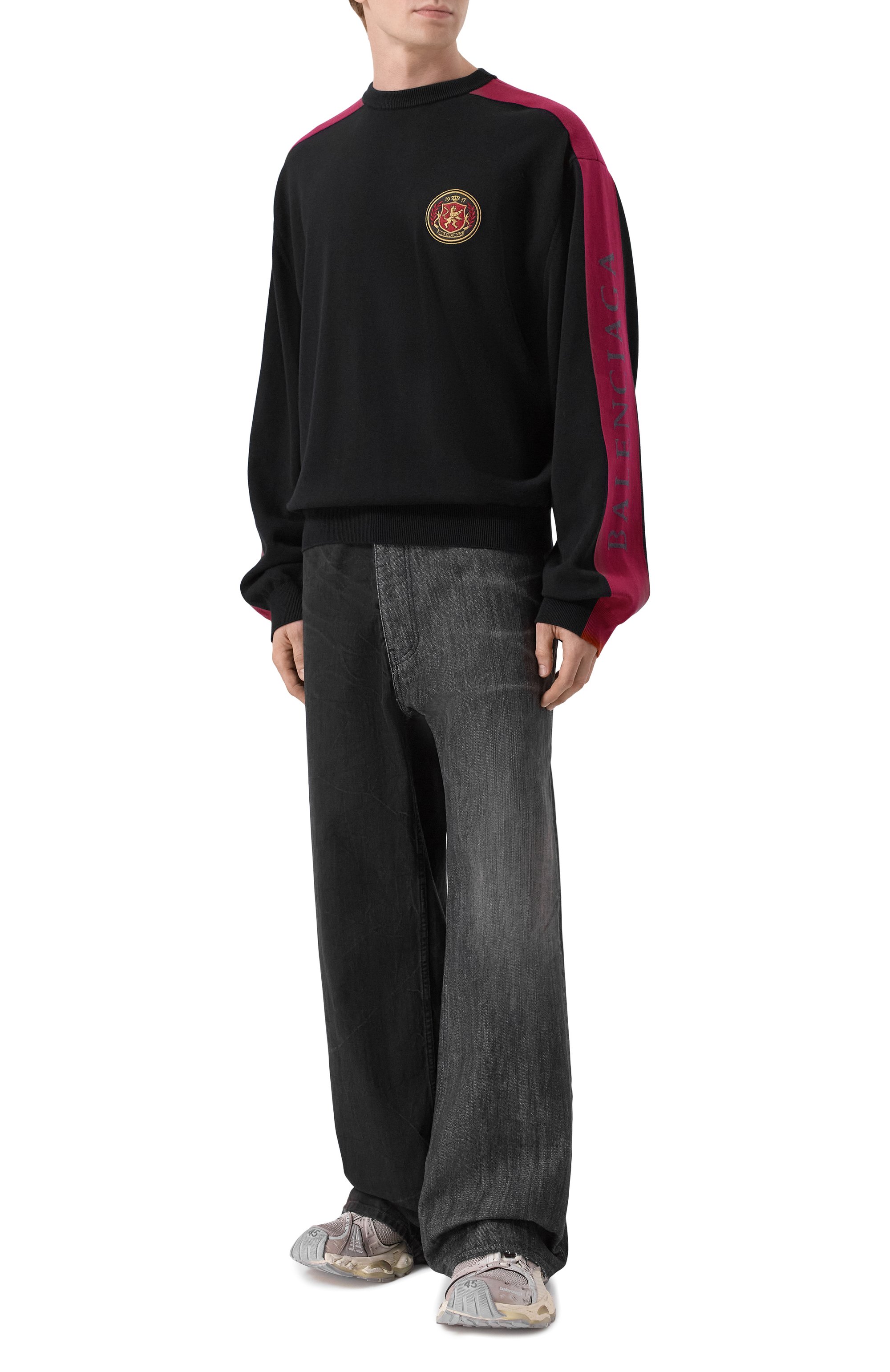 Хлопковый джемпер BALENCIAGA, арт. 849509/T3420, фото 2