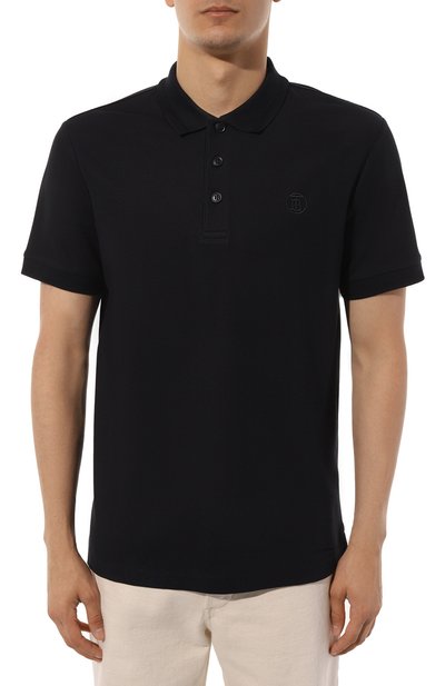 Хлопковое поло BURBERRY, арт. 8084021, фото 3