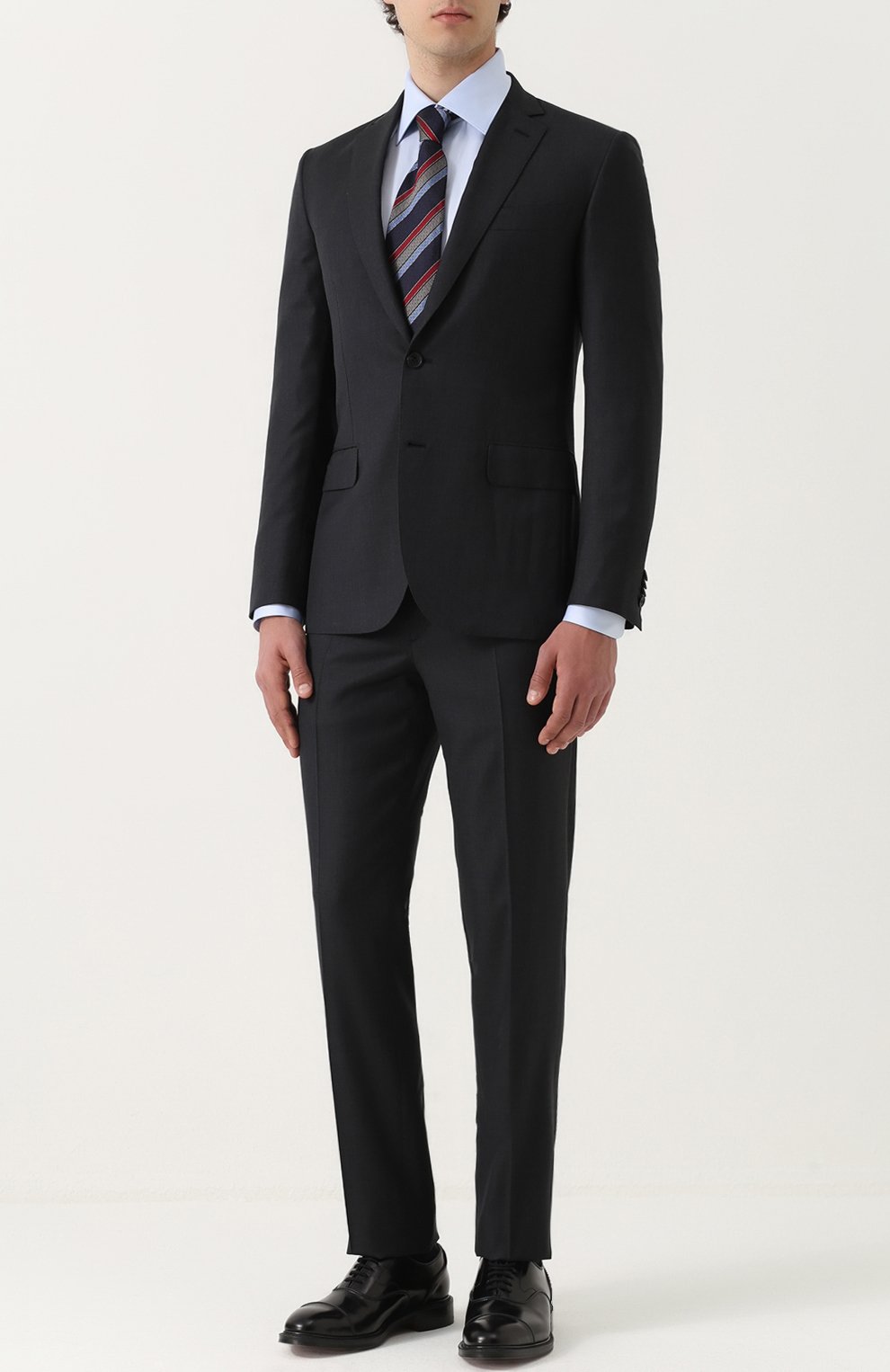 Шерстяной костюм с пиджаком на двух пуговицах BRIONI, арт. RA0G/PZA16/MADIS0N/2, фото 1