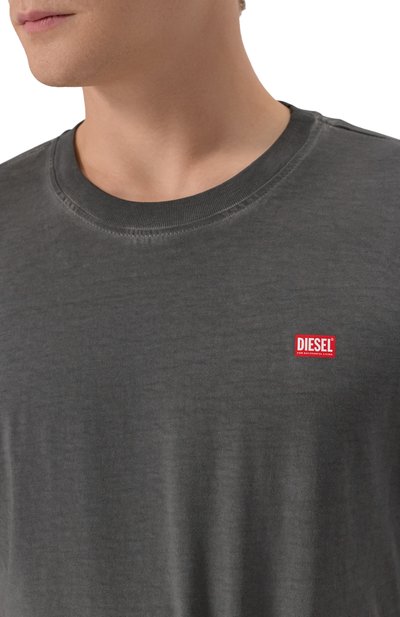 Хлопковая футболка DIESEL, арт. A18739/0IKBQ, фото 5