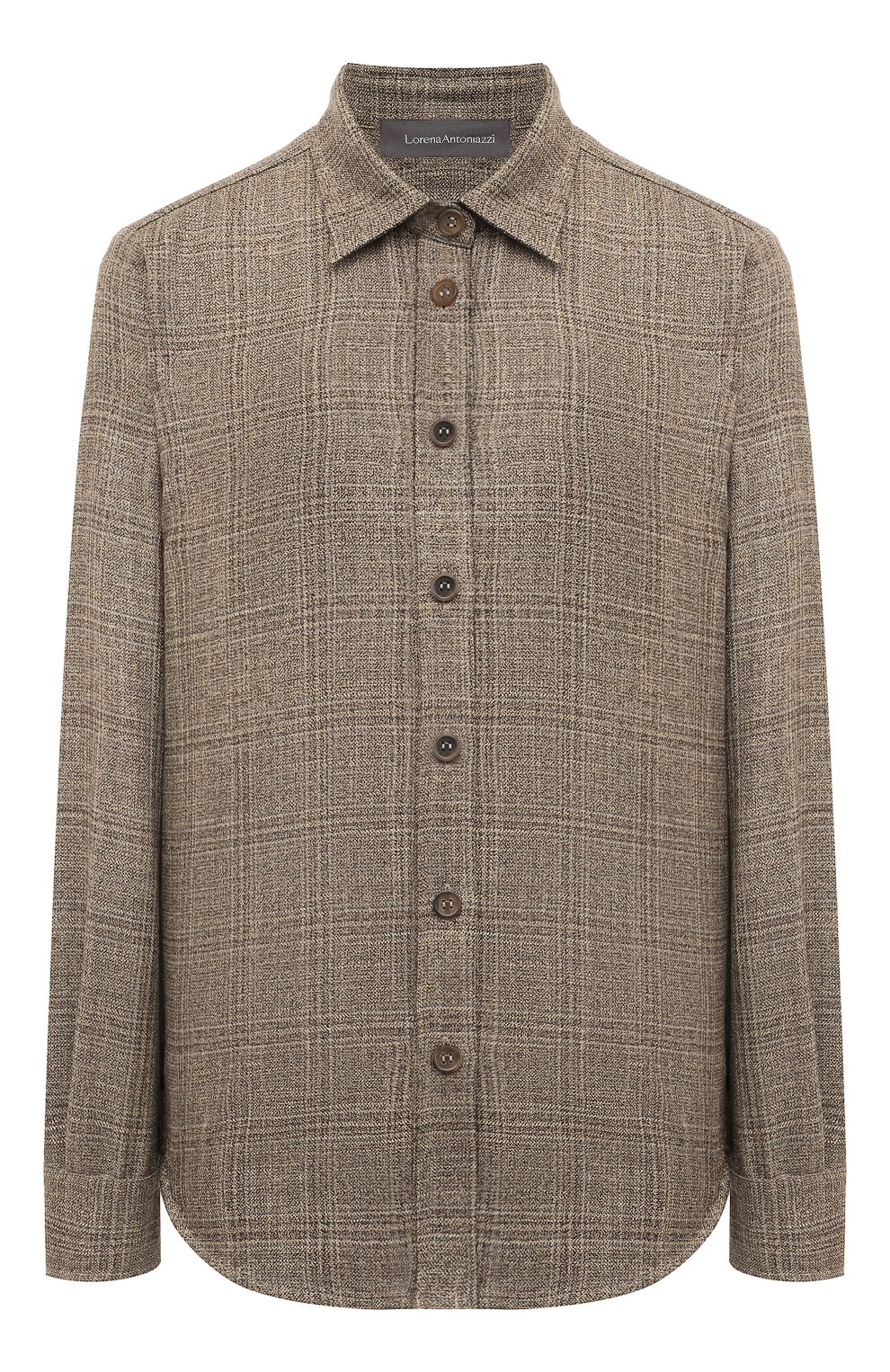 Рубашка из шерсти и вискозы LORENA ANTONIAZZI, арт. A2448CA12A/4653, фото 1