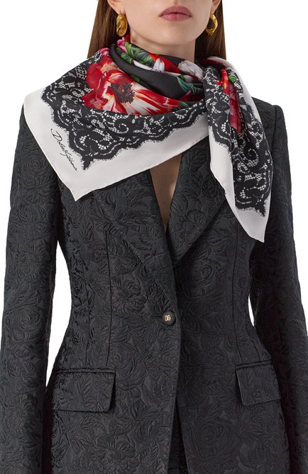 Женский шелковый платок DOLCE & GABBANA, арт. FN090R/GDC7A
