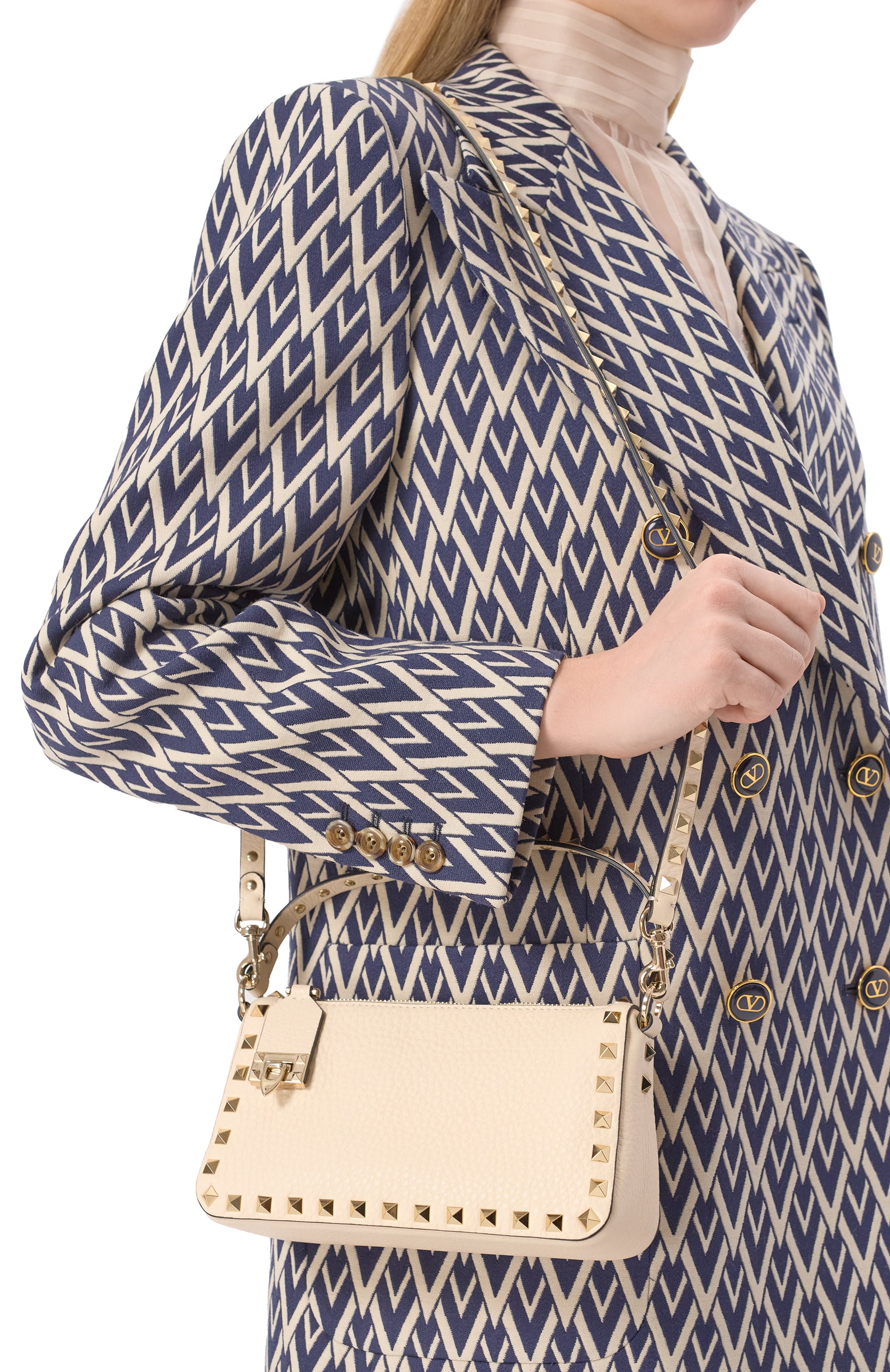 Сумка rockstud VALENTINO, арт. ZW2B0J47/VSF, фото 2