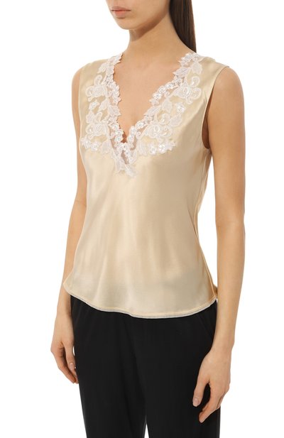 Шелковая майка LA PERLA, арт. N046480, фото 3