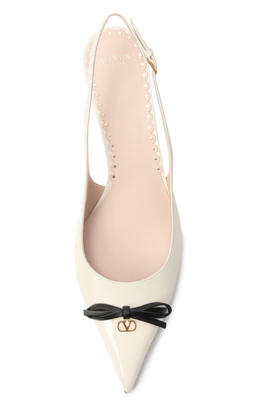 Кожаные туфли Bepointy Valentino 6W2S0LL3/DAL Кремовый  6W2S0LL3/DAL Фото 6
