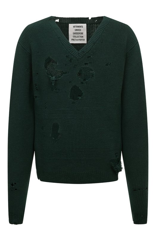 Шерстяной свитер VETEMENTS 76700₽