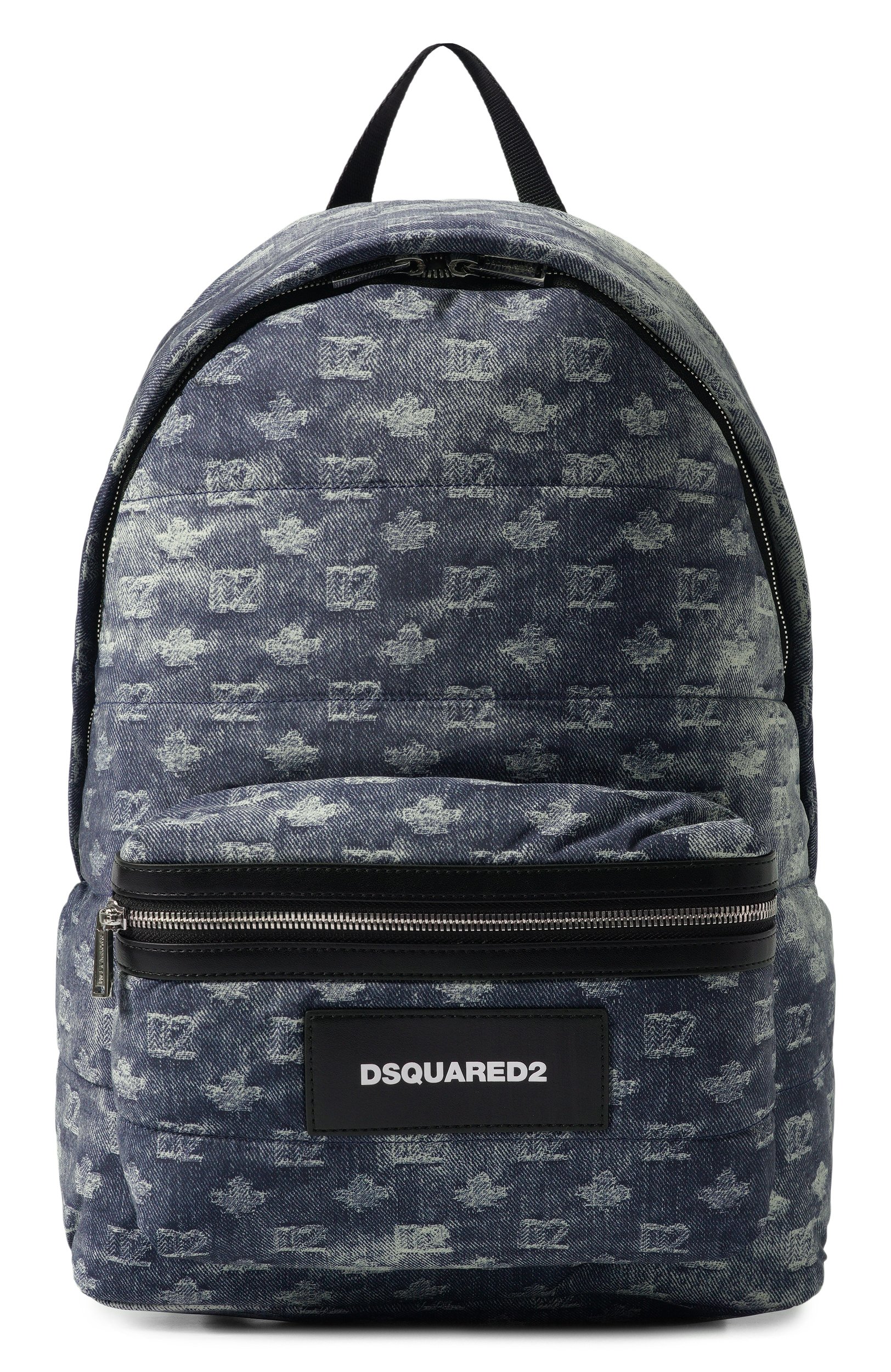 Рюкзак d2 monogram DSQUARED2 синего цвета по цене 66550 руб., арт. BPM0135/11709064, фото 1 Рюкзак d2 monogram DSQUARED2, арт. BPM0135/11709064, фото 1