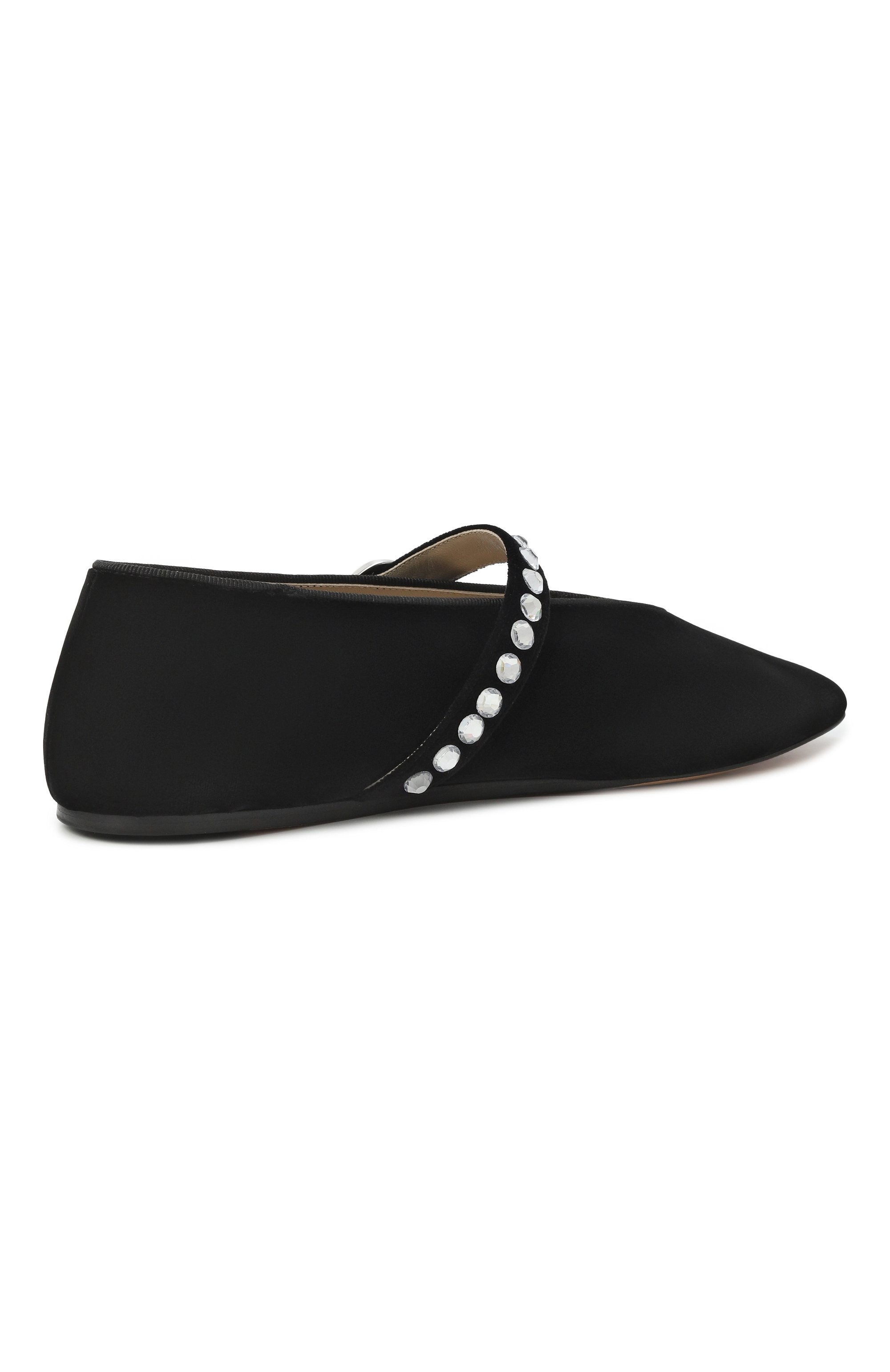 Бархатные балетки stella LE MONDE BERYL черного цвета по цене 69950 руб., арт. STE-VEL-BCR, фото 5 Бархатные балетки stella LE MONDE BERYL, арт. STE-VEL-BCR, фото 5