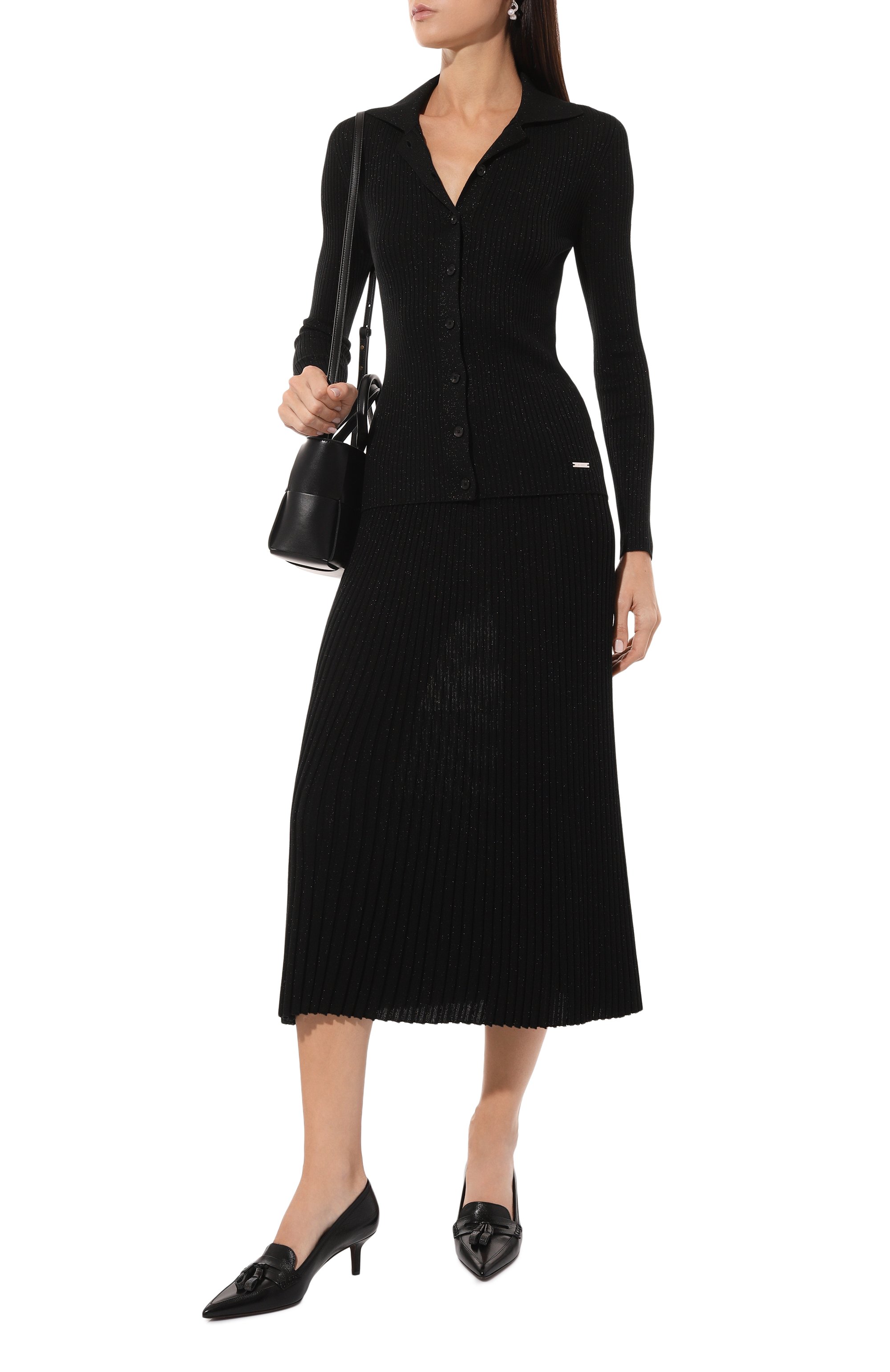 Юбка из шерсти и вискозы KITON черного цвета по цене 205500 руб., арт. D5872501, фото 2 Юбка из шерсти и вискозы KITON, арт. D5872501, фото 2