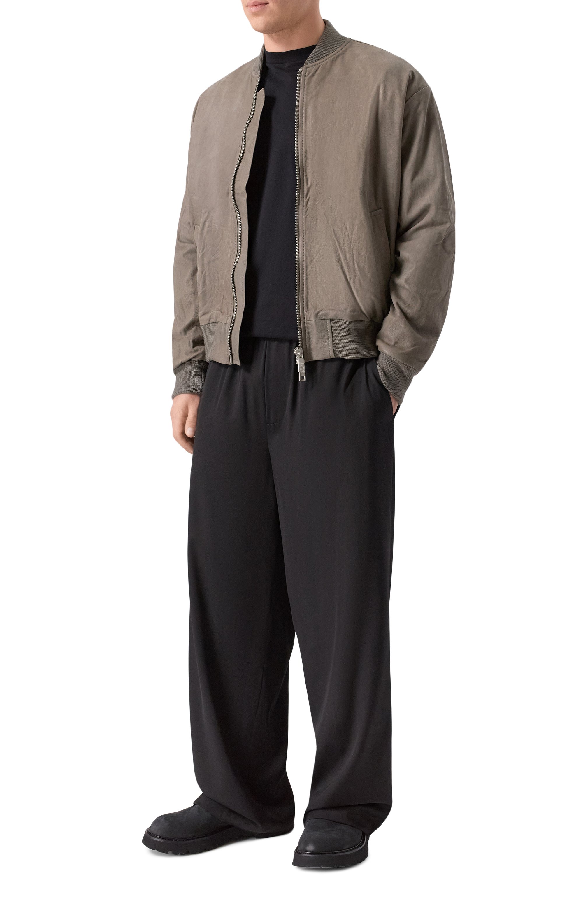 Кожаный бомбер GIORGIO BRATO, арт. GU26S26016NAPSTM, фото 2