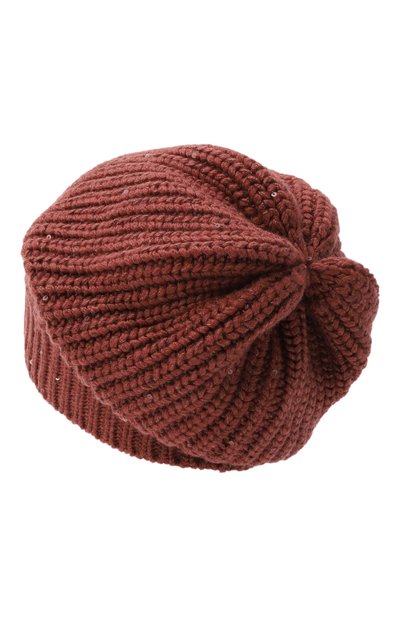 Шапка из кашемира и шелка BRUNELLO CUCINELLI, арт. M32373999, фото 3