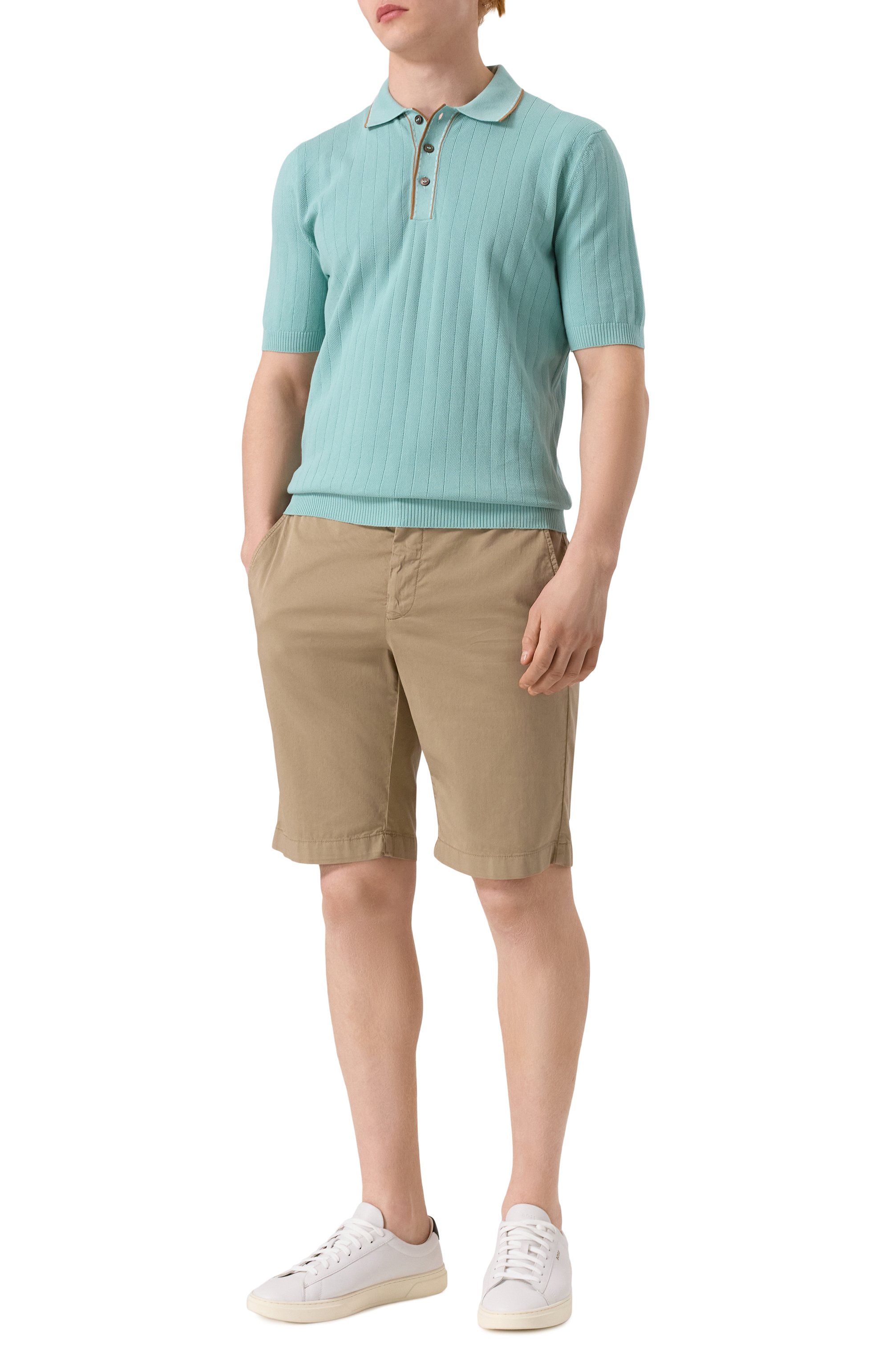 Шорты из хлопка и шелка BERWICH, арт. SPIAGGIA SH0RT GD/DV0955X, фото 2