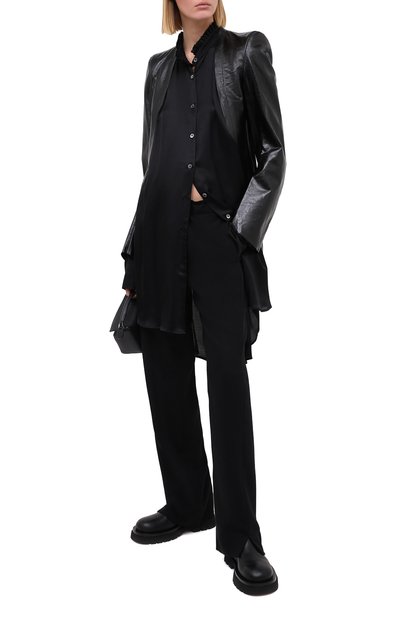 Шерстяные брюки ANN DEMEULEMEESTER, арт. 2002-1414-P-170-099, фото 3