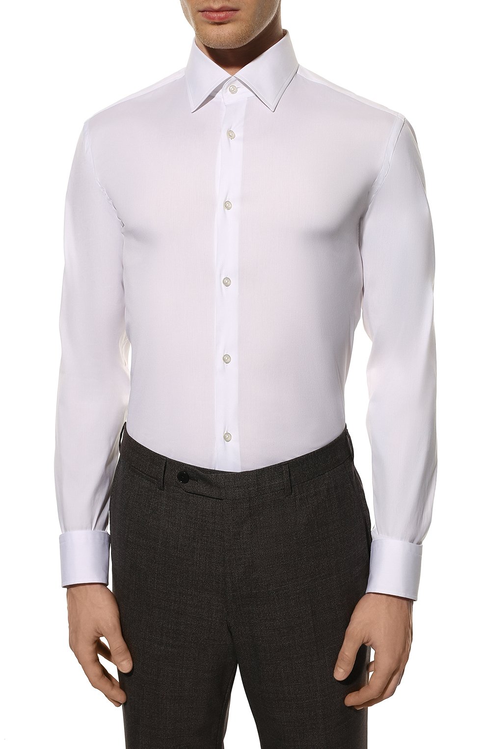 Хлопковая рубашка BOSS, арт. 50473467, фото 3