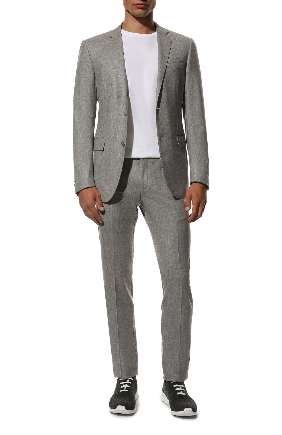 Текстильные кроссовки KITON, арт. USSCLAWN00848, фото 2