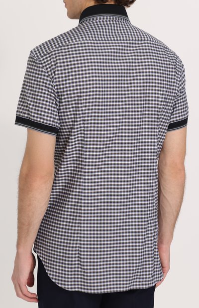 Хлопков ая рубашка с короткими рукавами BRIONI, арт. SC32/P603M, фото 4