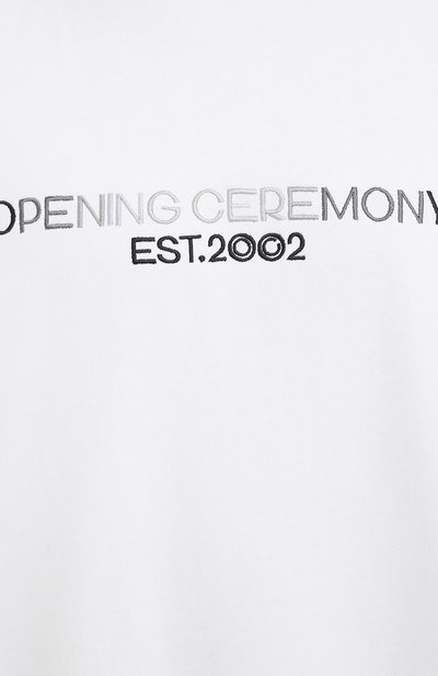 Хлопковое худи OPENING CEREMONY, арт. YMBB001F20FLE007, фото 5