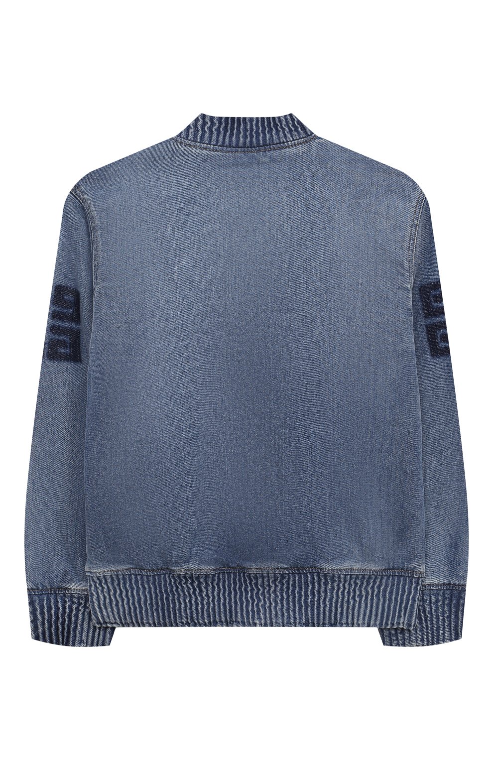 Джинсовый бомбер GIVENCHY синего цвета по цене 48300 руб., арт. H30104/12+/14, фото 2 Джинсовый бомбер GIVENCHY, арт. H30104/12+/14, фото 2