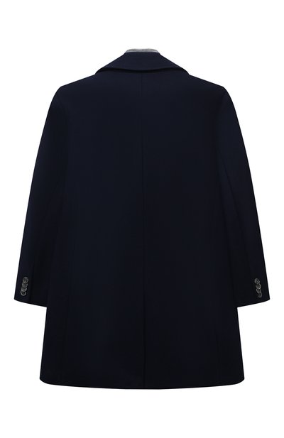 Шерстяное пальто ELEVENTY темно-синего цвета по цене 46700 руб., арт. ET2P10 E0051/8-10, фото 2 Шерстяное пальто ELEVENTY, арт. ET2P10 E0051/8-10, фото 2