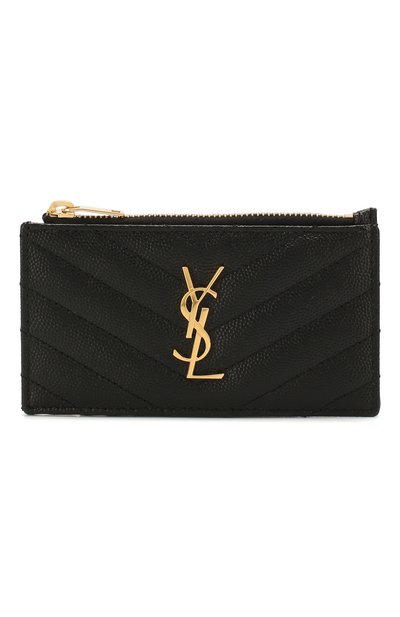 Женский кожаный футляр для кредитных карт monogram SAINT LAURENT, арт. 607915/B0W01