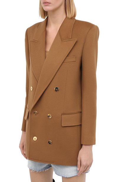 Жакет из шерсти и кашемира SAINT LAURENT, арт. 630434/Y3B45, фото 3