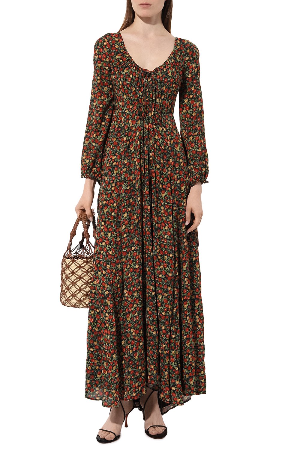 Платье из вискозы GUCCI, арт. 638688 ZAFLP, фото 2