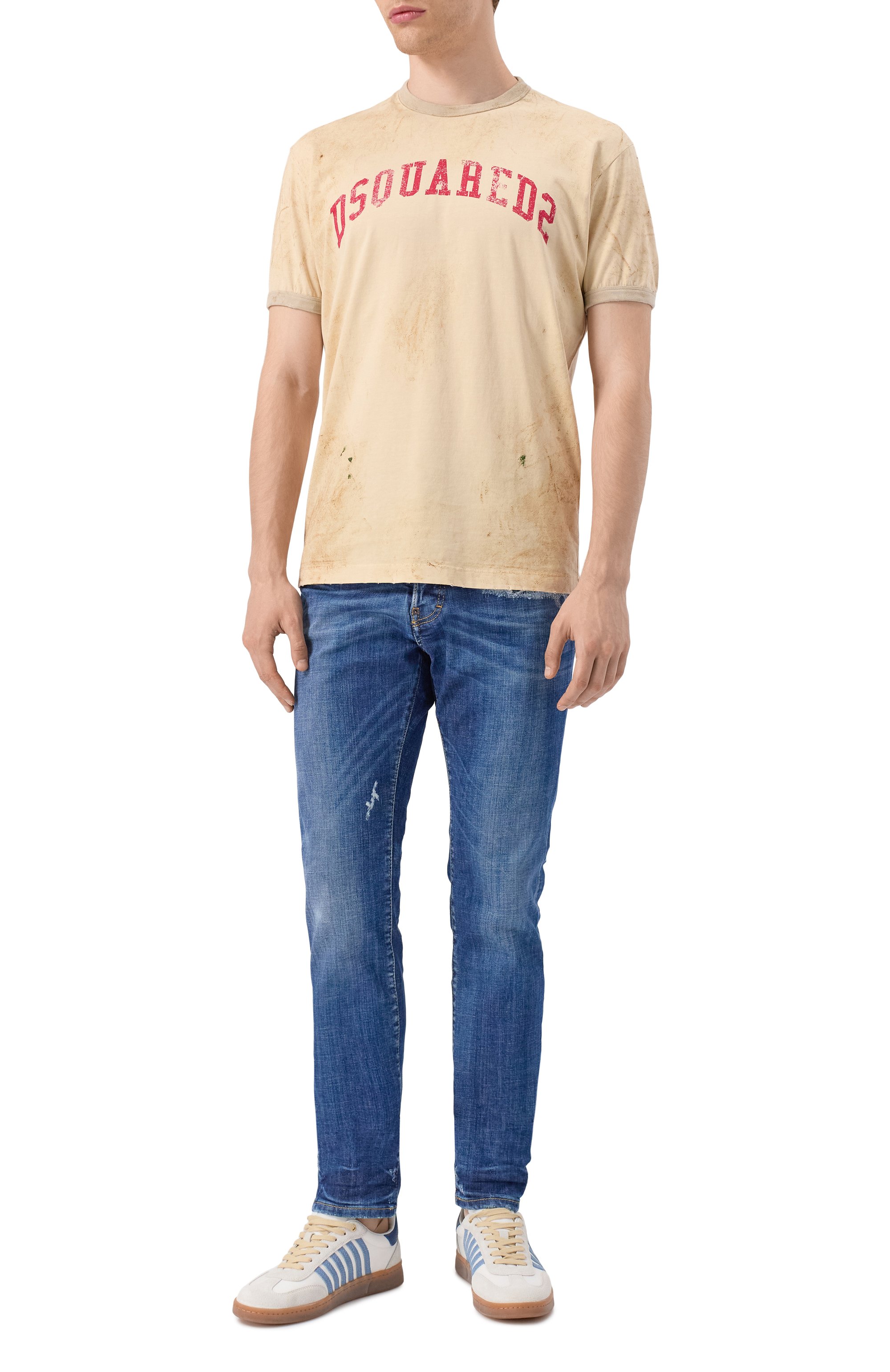 Хлопковая футболка DSQUARED2, арт. S74GD1461/D20035, фото 2