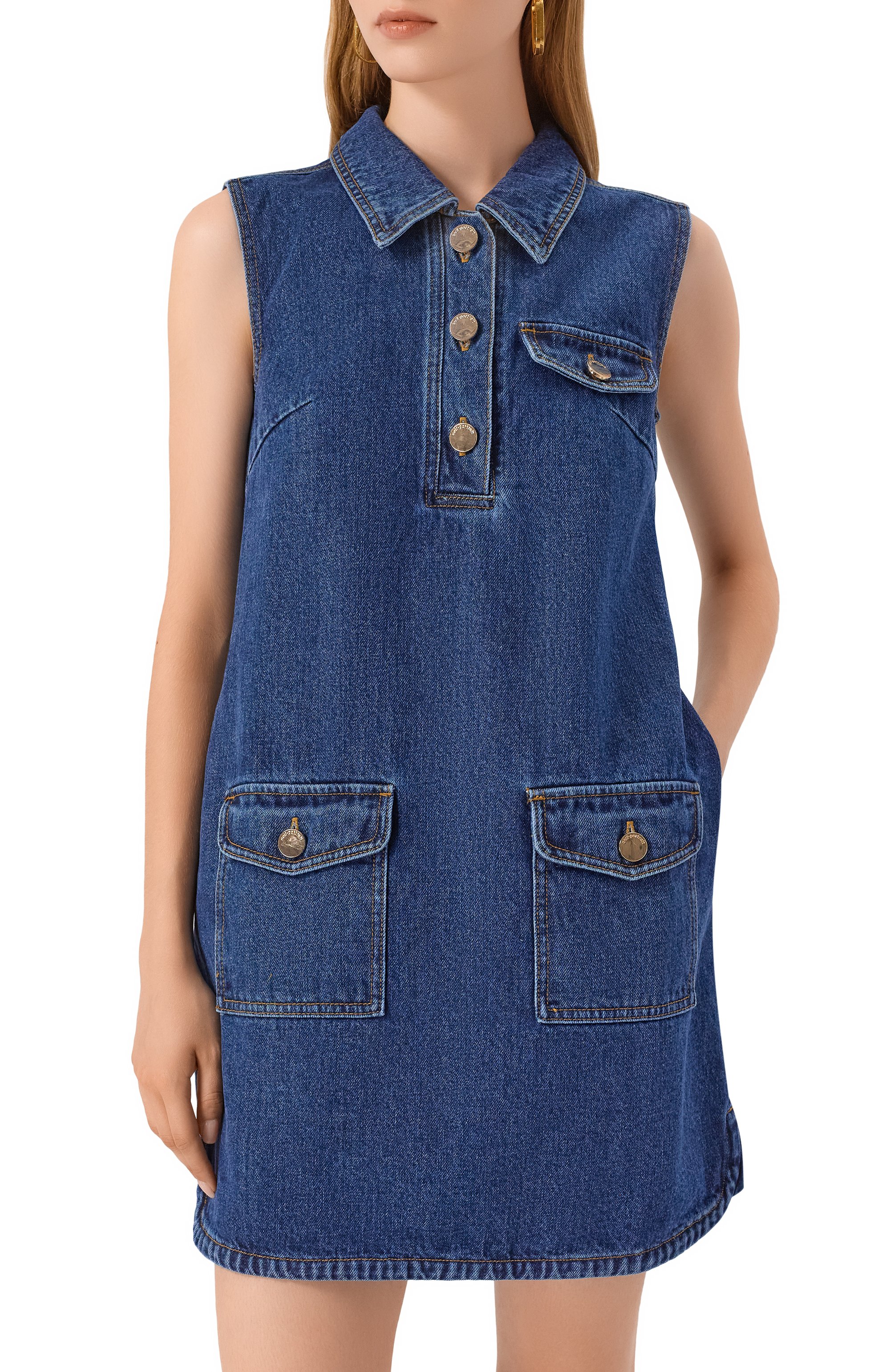 Джинсовое платье SELF-PORTRAIT, арт. PF25803SBL, фото 3