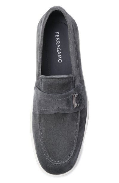 Замшевые лоферы FERRAGAMO, арт. 02A374/789_SUEDE, фото 5