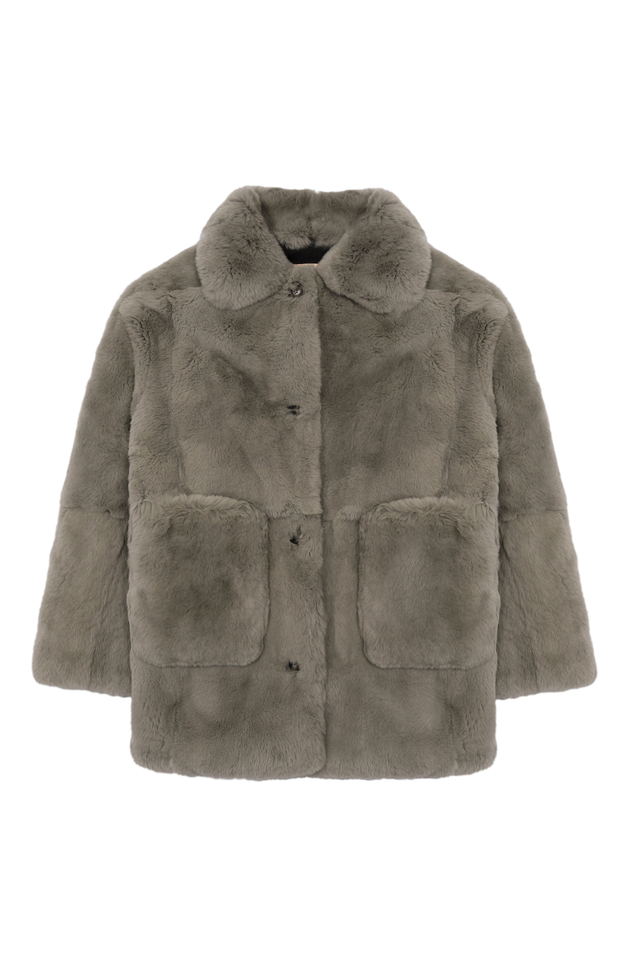 Шуба из кролика YVES SALOMON ENFANT, арт. 20WEM307XXREXX/A9126/8-10, фото 1