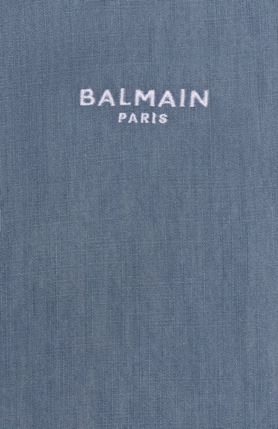 Рубашка из хлопка и лиоцелла BALMAIN, арт. BY5P50, фото 3