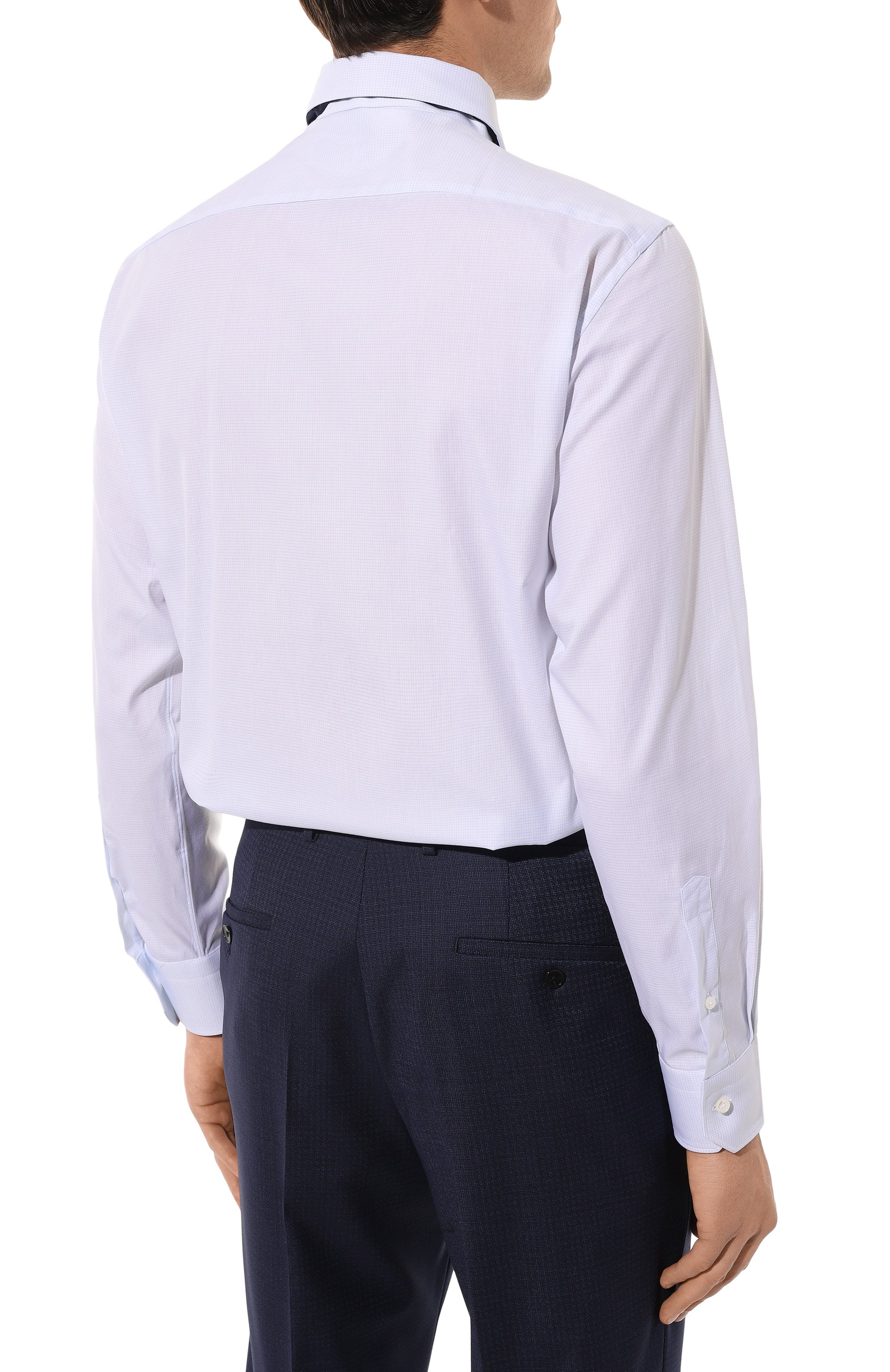 Хлопковая сорочка ZEGNA, арт. 701039A7/9MS0JI, фото 5