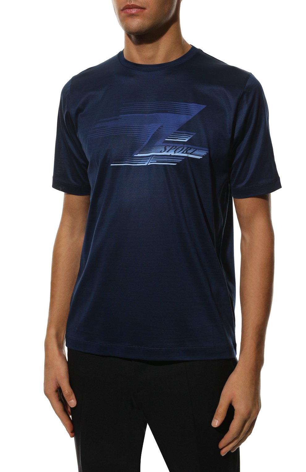 Хлопковая футболка ZILLI SPORT, арт. MEX-NT640-SCRA1/MC01, фото 3