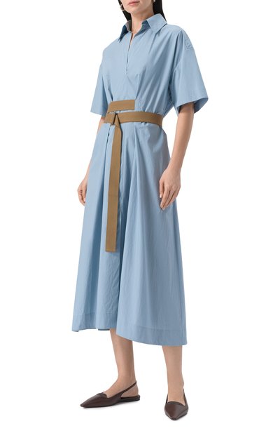 Хлопковое платье BRUNELLO CUCINELLI, арт. M0H93A5306, фото 3