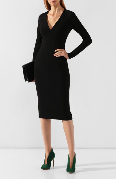 Замшевые ботильоны vamp GIANVITO ROSSI, арт. G29450.15RIC.CASLEAF, фото 2