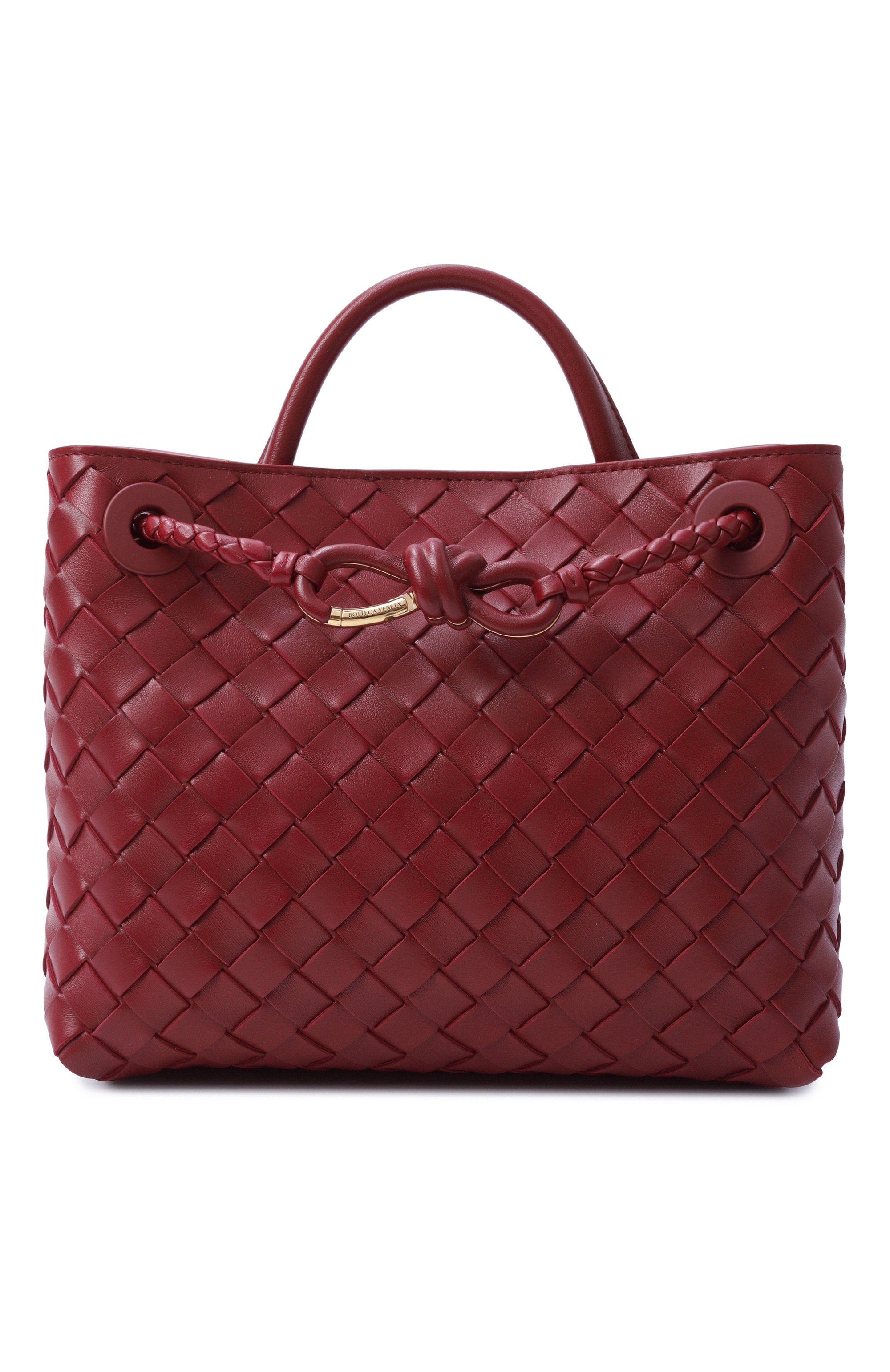 Сумка andiamo small BOTTEGA VENETA красного цвета по цене 564500 руб., арт. 866075/VCPP1, фото 1 Сумка andiamo small BOTTEGA VENETA, арт. 866075/VCPP1, фото 1
