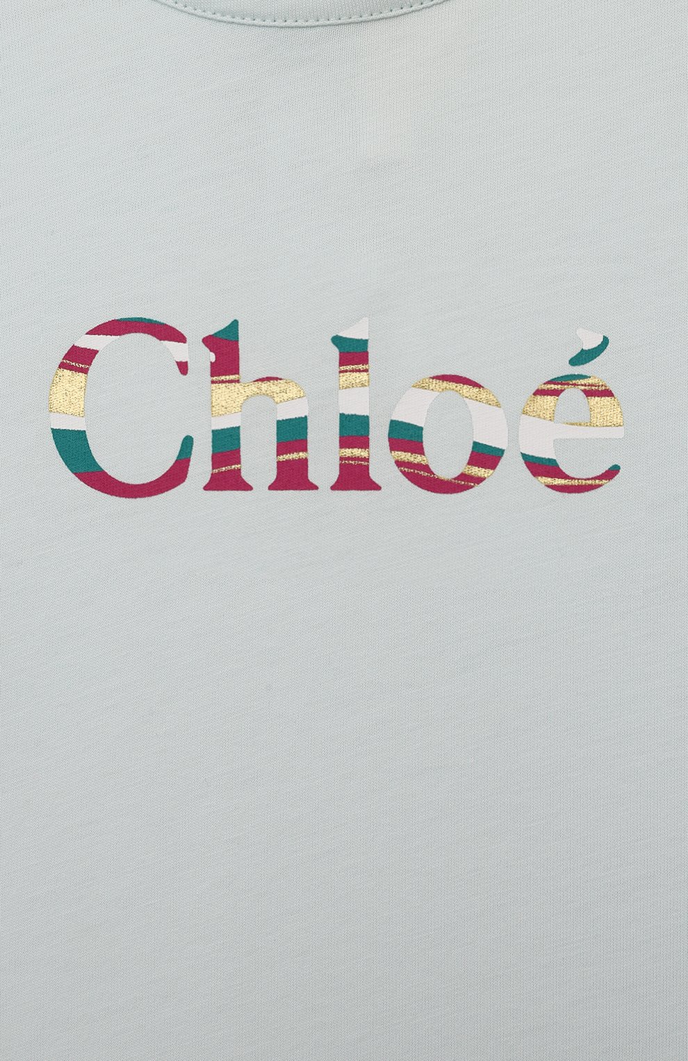 Хлопковая футболка CHLOÉ, арт. C20027/2A-5A, фото 3