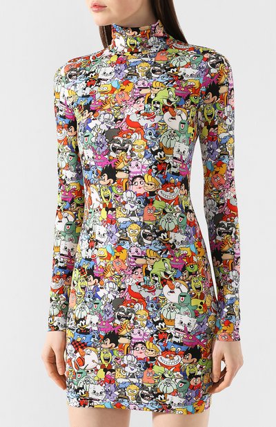 Платье с принтом VETEMENTS, арт. SS20DR295 2613/W/VETEM0NSTER PRINT, фото 3