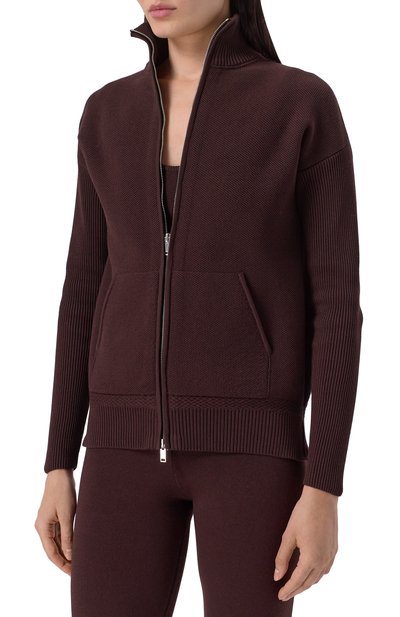 Кардиган MVST коричневого цвета по цене 128500 руб., арт. M26.CSW.K437/C0TT0NTECH, фото 3 Кардиган MVST, арт. M26.CSW.K437/C0TT0NTECH, фото 3