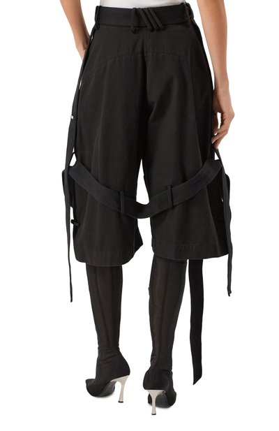 Хлопковые шорты THE ATTICO, арт. 250WCQ00010/DDD088AA, фото 4